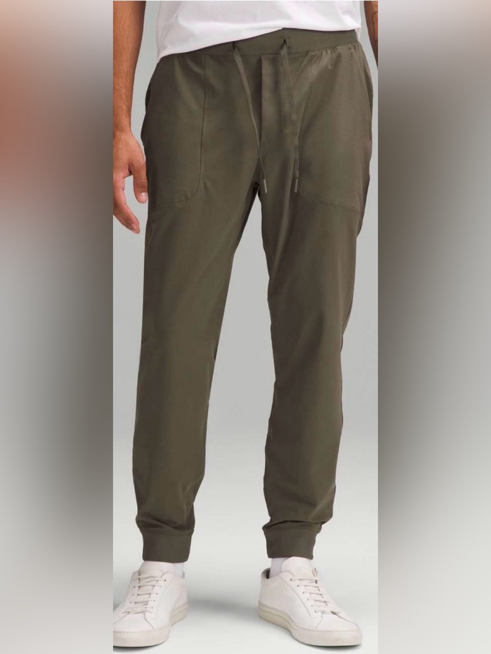 Lululemon ABC Jogger Pants Army Green Drawstring Athletic Joggers Men’s Large